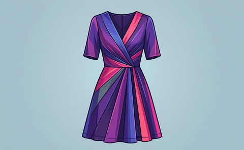 A colorful dress